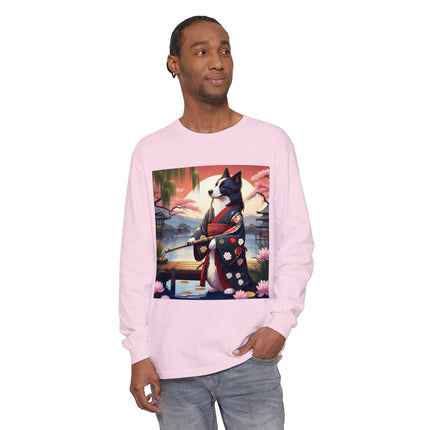 Border Collie Warrior Long Sleeve T-Shirt