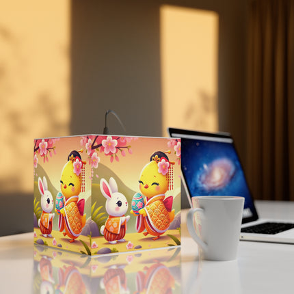 Whimsical Springtime Exchange Light Cube Lamp