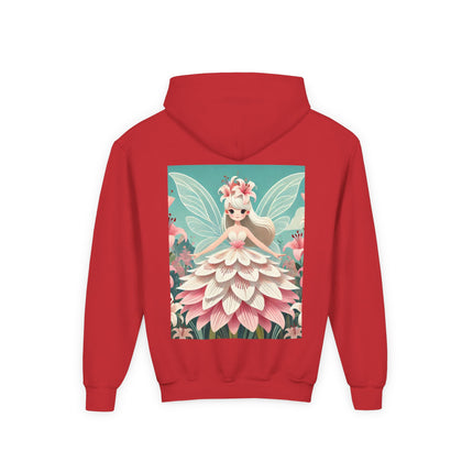 Lily Fairy in Bloom Youth Hooded Sweatshirt – Grace, Beauty & Gentle Magic