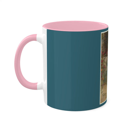 Preziosa in the Garden by Warwick Goble Colorful Mugs, 11oz