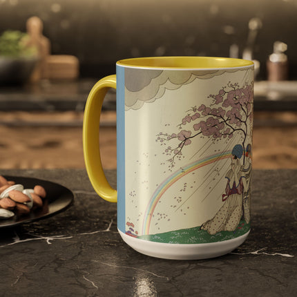 L’Arc-en-Ciel by George Barbier Colorful Mugs (11oz, 15oz)