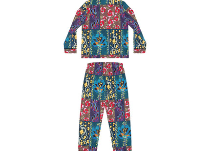 Floral Pattern by Emile-Alain Séguy Women's Satin Pajamas (AOP)