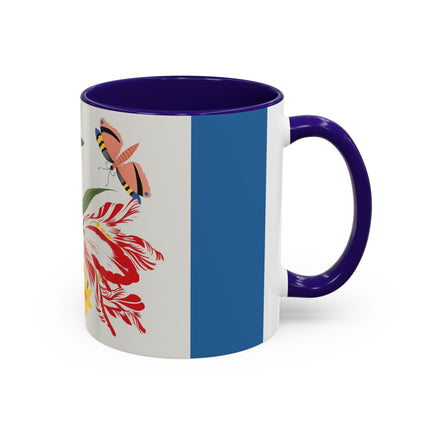 Woodpecker & Tulip Colorful Mugs – Vibrant Spring & Bold Beauty