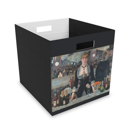 A Bar at the Folies-Bergère by Edouard Manet Felt Storage Box