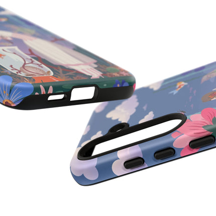 🐠🌸 The Enchanted Aquarium Garden Phone Case – Art Deco Underwater Fantasy