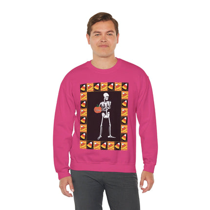 Candy Corn Skeleton Unisex Heavy Blend™ Crewneck Sweatshirt