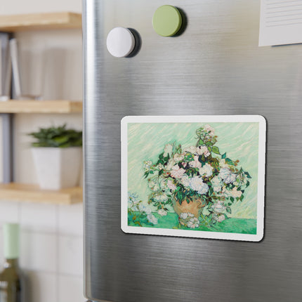 Roses by Vincent Van Gogh Die-Cut Magnets (5 Sizes)