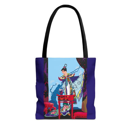 A Visual Journey by Umberto Brunelleschi Tote Bag (AOP)