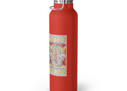 Reproduction of the Shield Frieze by Emile Gilliéron Copper Vacuum Insulated Bottle, 22oz