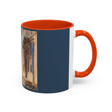 Gondola Moorings on the Grand Canal by John Singer Sargent Colorful Mugs (11oz, 15oz)