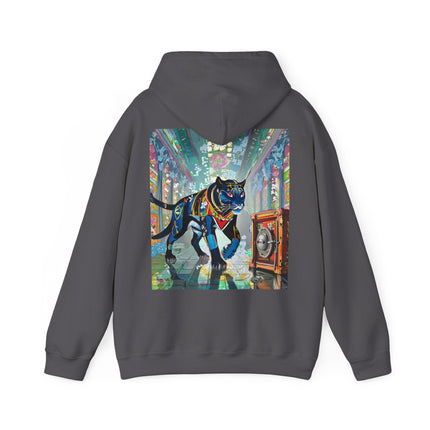 Cyber Panther’s Hunt – Heavy Blend™ Hooded Sweatshirt