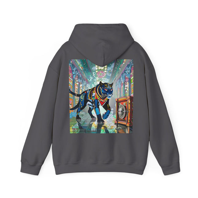 Cyber Panther’s Hunt – Heavy Blend™ Hooded Sweatshirt