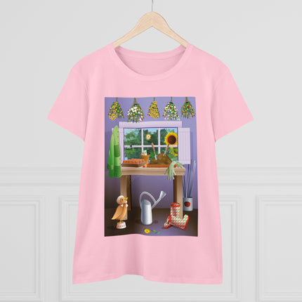 A Gardener's Haven Women's Midweight Cotton Tee