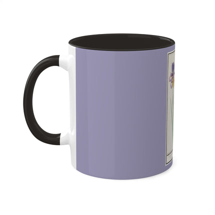 Iris, Iris sibirica by Anselmus Boëtius de Boodt Colorful Mugs, 11oz