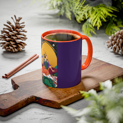 The Jewel Pavilion Colorful Mug (11oz, 15oz) – Royal Elegance, Peacock Beauty & Jewel-Toned Splendor