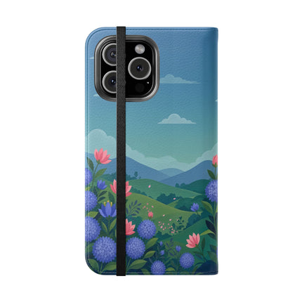 🌸🌿 The Garden Hide-And-Seek Flip Case – Art Deco Floral Whimsy