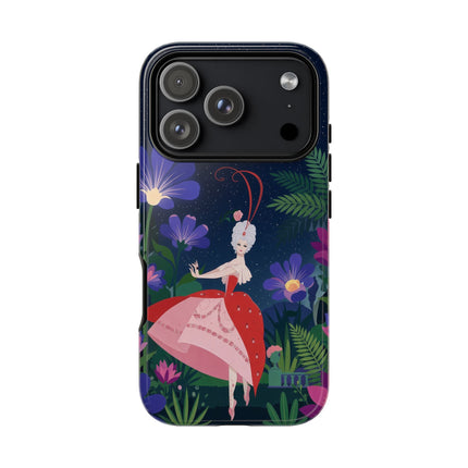 🌺✨ The Lady Of The Starlit Enchanted Garden Phone Case – Art Deco Floral Fantasy