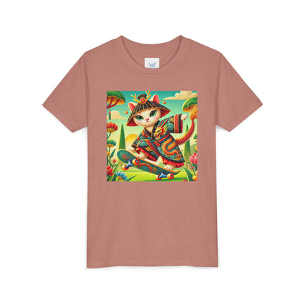 Dragon Dance on Wheels Youth Short Sleeve Tee