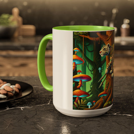 Silent Stripes Colorful Mugs (11oz, 15oz)