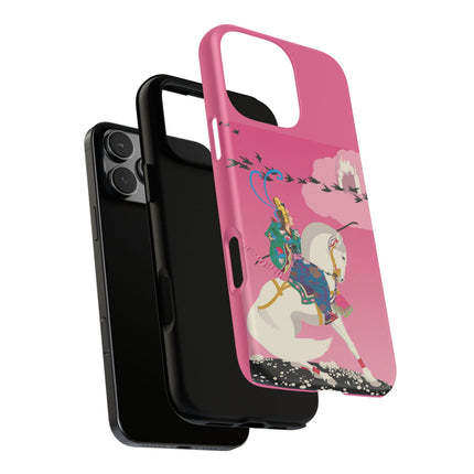 Samurai Princess on the White Steed Phone Case – Epic Grace & Mythic Power