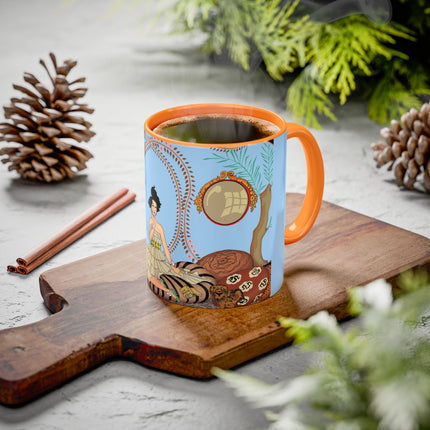 Minuit … ou l’appartement à la mode by George Barbier Colorful Mugs (11oz, 15oz)