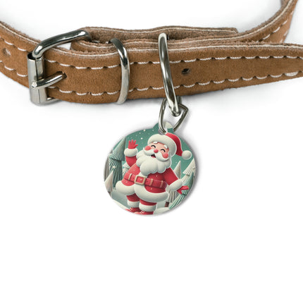 Santa's Joyful Night Pet Tag