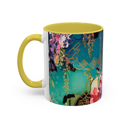 Golden Wisteria Symphony Colorful Mugs (11oz, 15oz)