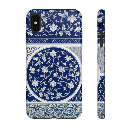 Blue Flower Pattern by Owen Jones Phone Cases