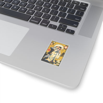 Golden Embrace Kiss-Cut Stickers (4 Sizes)