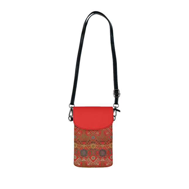 Japanese Fan Pattern by G.A. Audsley Small Cell Phone Wallet
