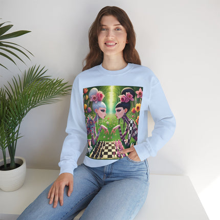 Spring Gambit: A Fairy’s Move Heavy Blend™ Crewneck Sweatshirt