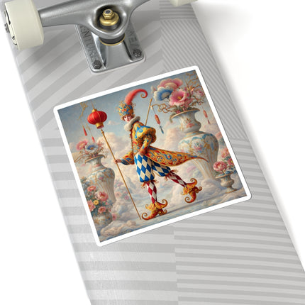 The Ornamental Jester Kiss-Cut Stickers (4 Stickers)