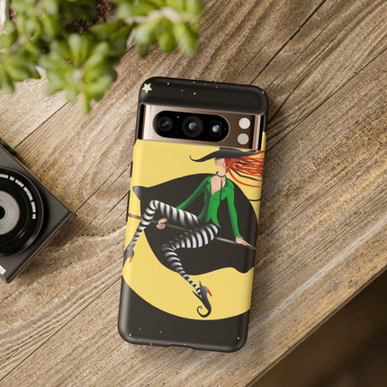 A Witch’s Moonlit Flight Phone Cases