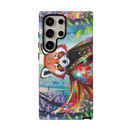 Cybernetic Red Panda Phone Cases