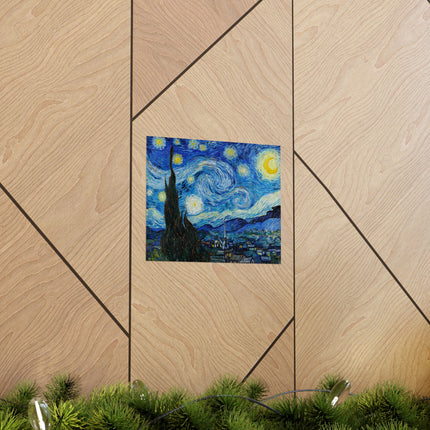 The Starry Night by Vincent Van Gogh Matte Horizontal Posters