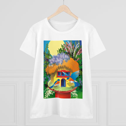 Birdhouse Haven Women's Midweight Cotton Tee