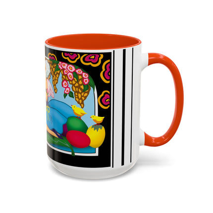 Blooms and Chicks Colorful Mugs (11oz, 15oz)