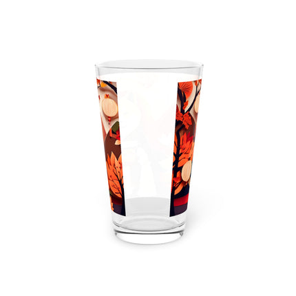 Shiba Inu at an Autumn Harvest Fair Glass, 16oz