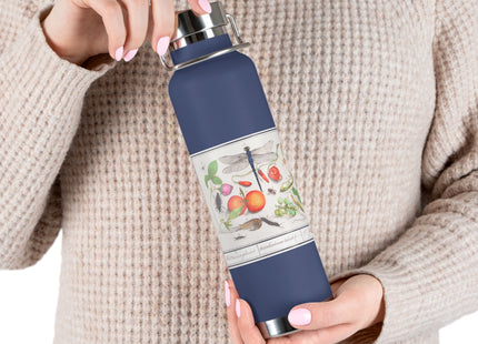 Natural History Ensemble, No. 7 by Anselmus Boëtius de Boodt Copper Vacuum Insulated Bottle, 22oz