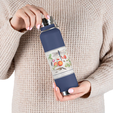 Natural History Ensemble, No. 7 by Anselmus Boëtius de Boodt Copper Vacuum Insulated Bottle, 22oz