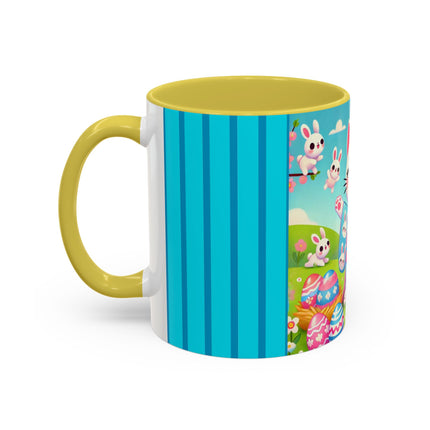 Springtime Kitten’s Easter Joy Colorful Mugs (11oz, 15oz)