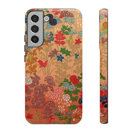 Ornamental Japanese Flower Pattern Phone Cases
