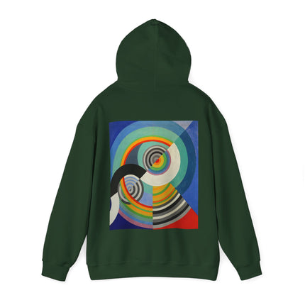 Rythme No. 3 by Robert Delaunay Heavy Blend™ Hooded Sweatshirt