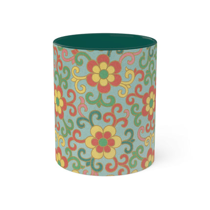 Examples of Chinese Ornament, Pl.09 by Owen Jones Colorful Mugs, 11oz