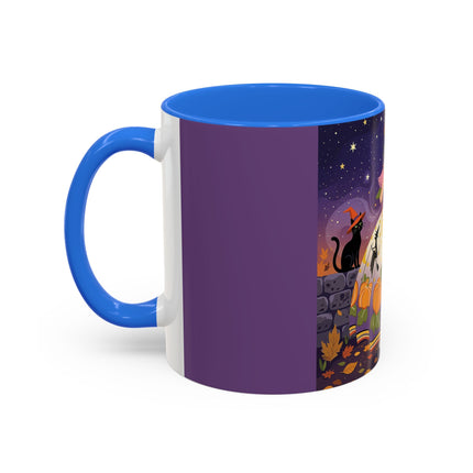 🎃🌙 The Pumpkin Moon Dress Colorful Mug – Whimsical Halloween Fashion