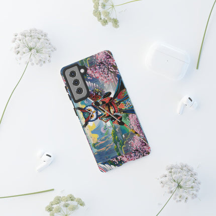 Cyberpunk Samurai Owl Phone Cases