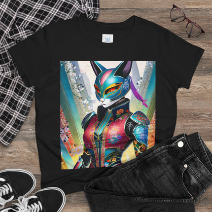 Cyberpunk Chic Cotton Tee