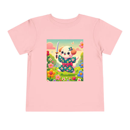 Blossom Pup’s Joyful Journey Toddler Short Sleeve Tee
