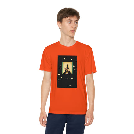 Playful Paws Youth Competitor Tee – Vintage Charm & Curious Adventure
