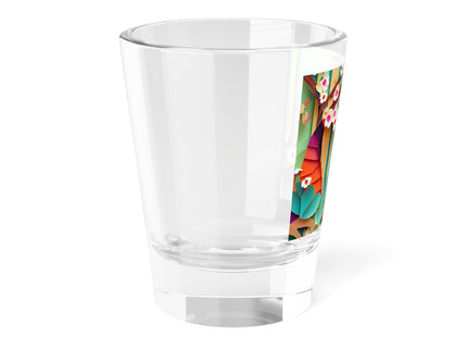 A Playful Red Panda Shot Glass, 1.5oz